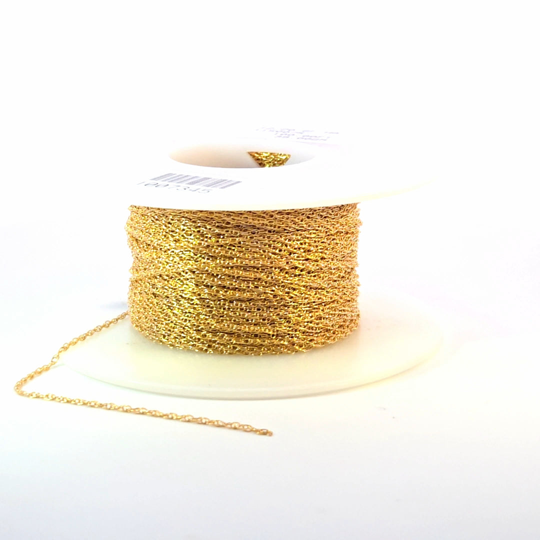 07RGF. 14K Gold Filled Rope Link Chain