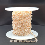 Load image into Gallery viewer, 40061P1TTT. 14k Gold Filled and 925 Sterling Silver Elongated Cable Twisted and Plain Link Chain