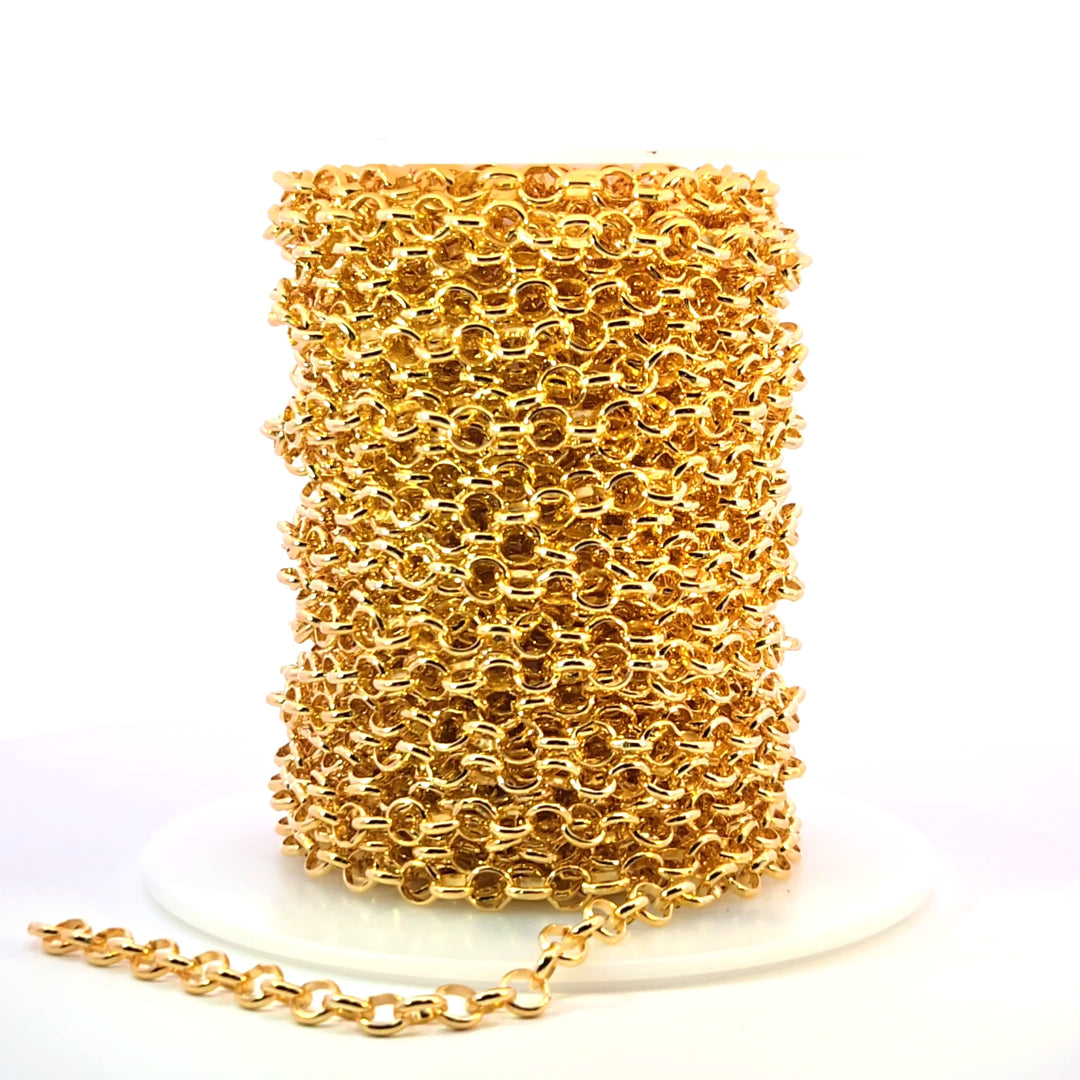 564GF. 14K Gold Filled Rolo Link Chain