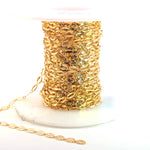Load image into Gallery viewer, 1370SBSFGF. 14K Gold-Filled Diamond Cut Oval Link Chain