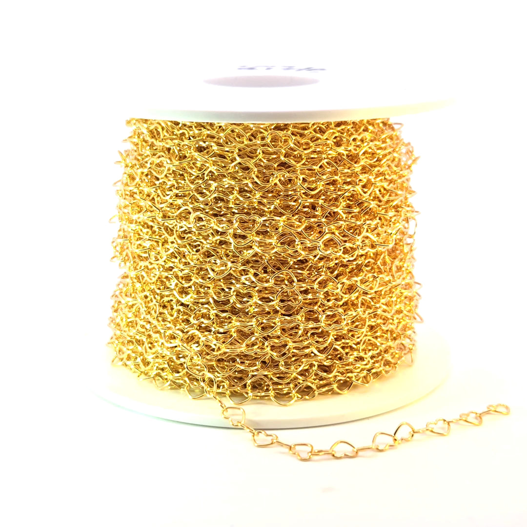 V214GF. Gold Filled Heart Link Chain