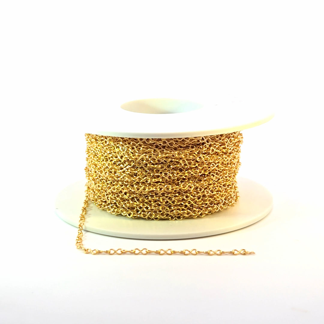 V282GF. 14k Gold Filled Infinity Link Chain