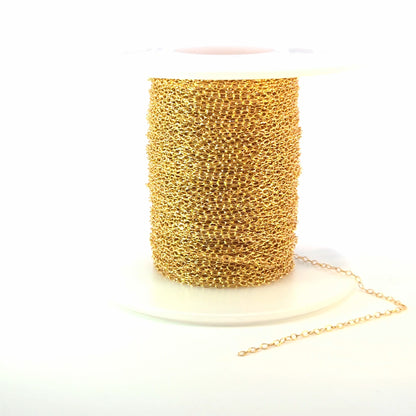 1120GF. 14k Gold-Filled Smooth Cable Chain