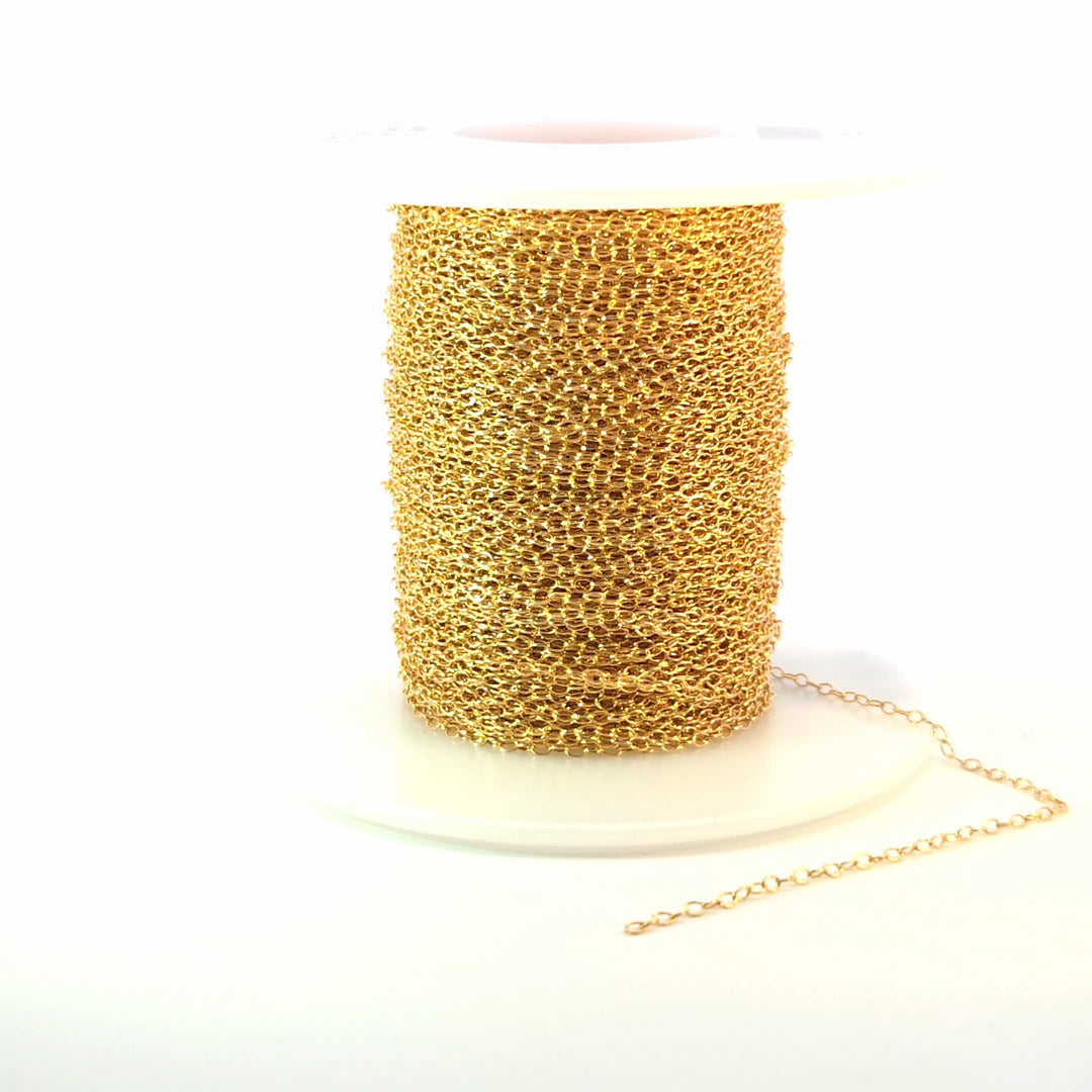 1120GF. 14k Gold-Filled Smooth Cable Chain