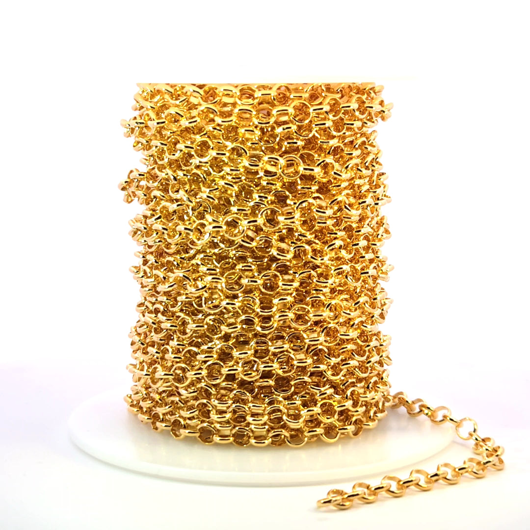 564GF. 14K Gold Filled Rolo Link Chain