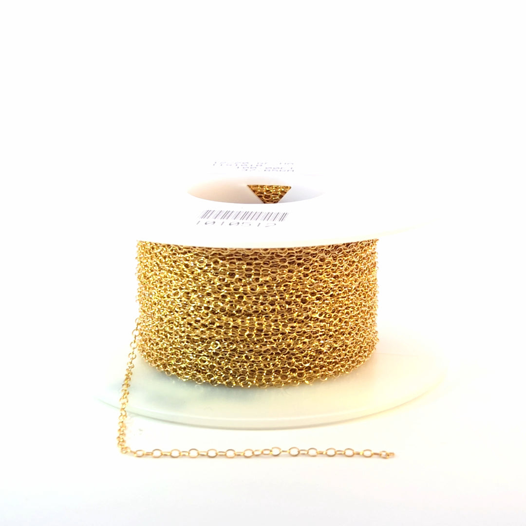 1018GF. 14K Gold-Filled Smooth Cable Chain