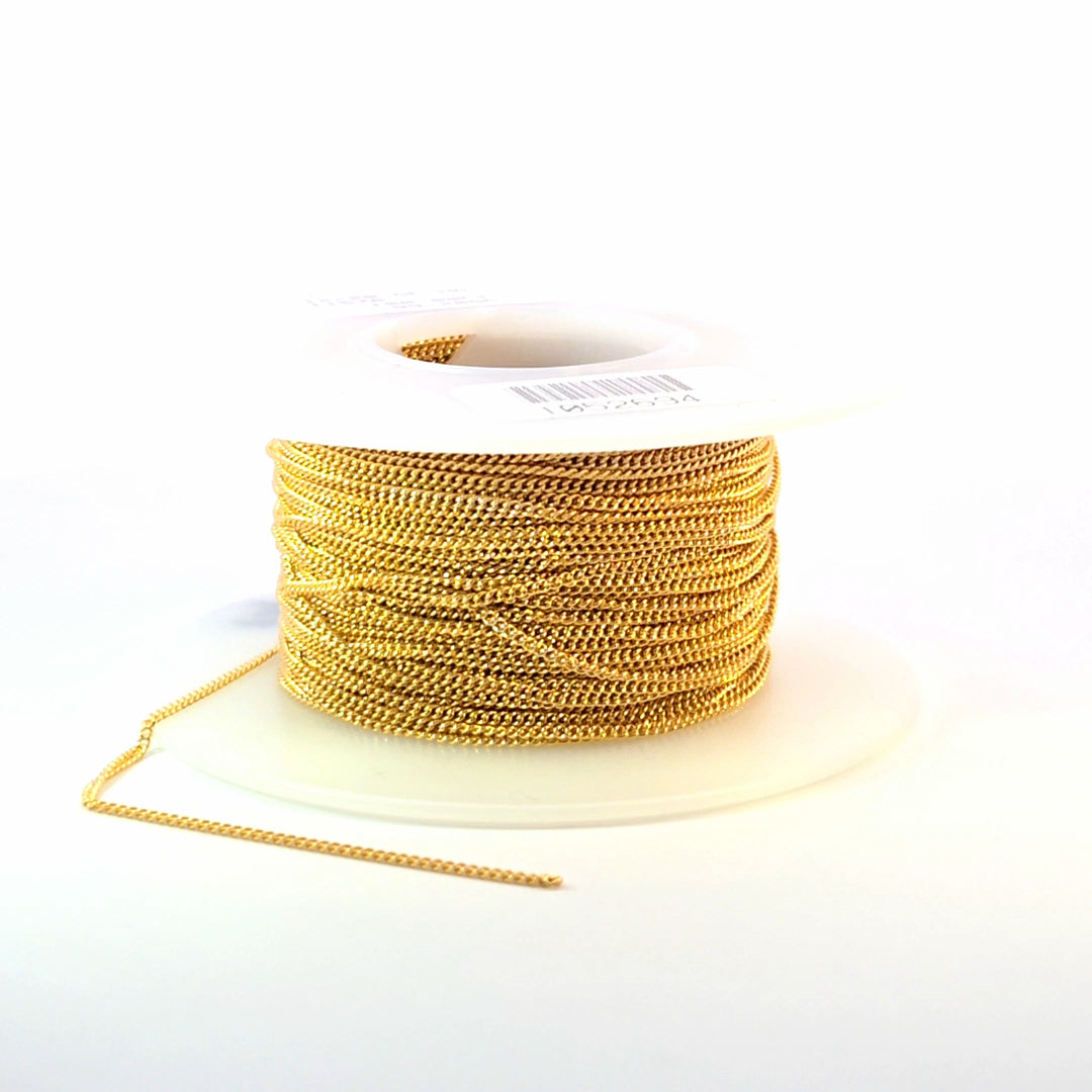 70GF. 14K Gold Filled Curb Chain