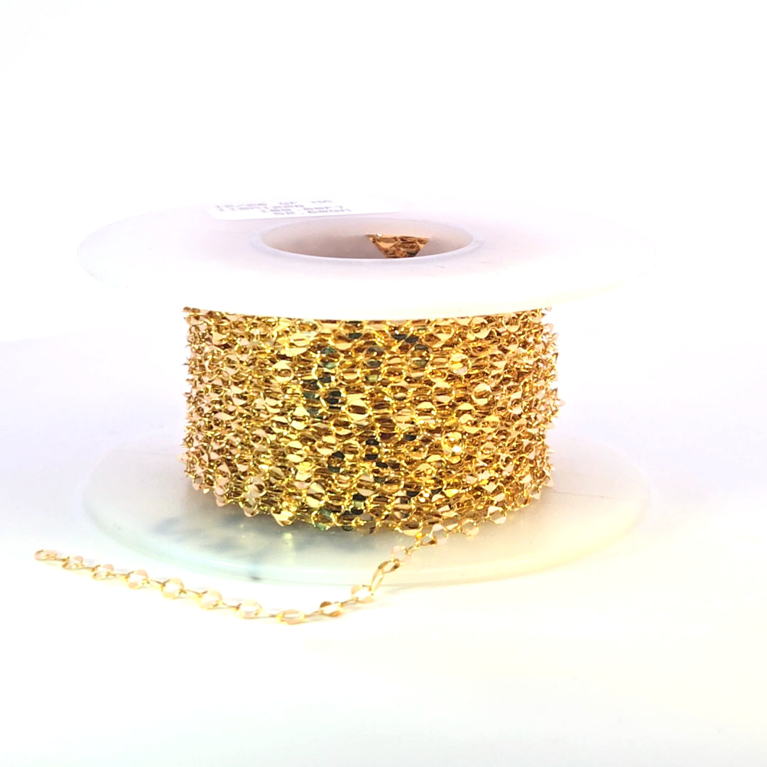 1208GF. 14K Gold Filled Flat Oval Link Chain