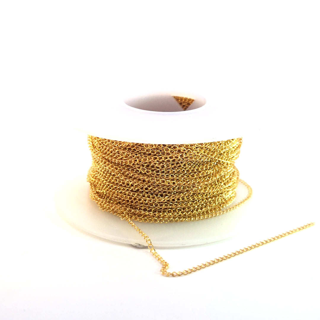 V206GF. 14k Yellow Gold Filled Cable Chain