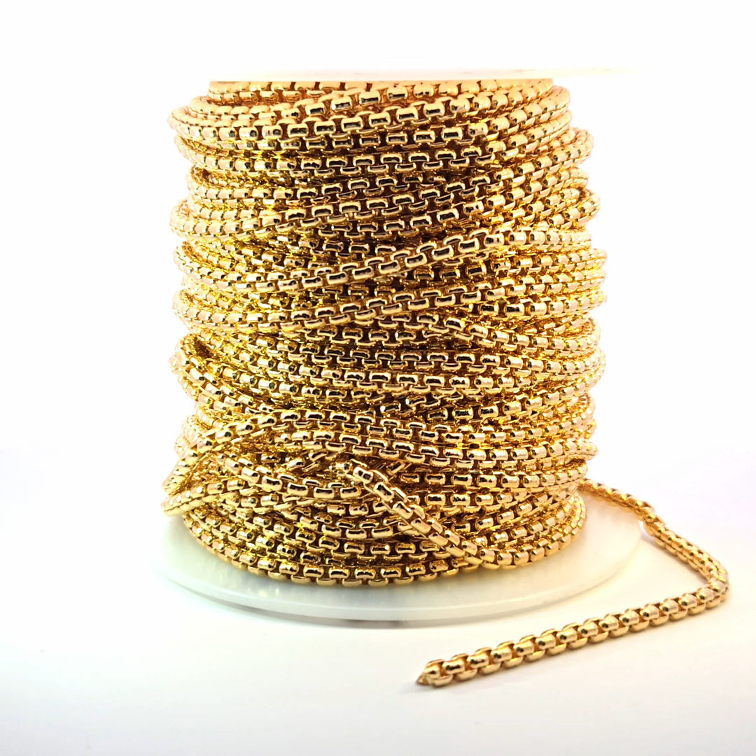 420GF. 14k Gold Filled Smooth Box Chain