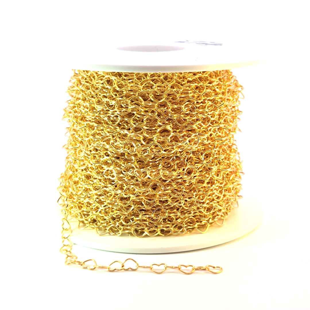 V214GF. Gold Filled Heart Link Chain