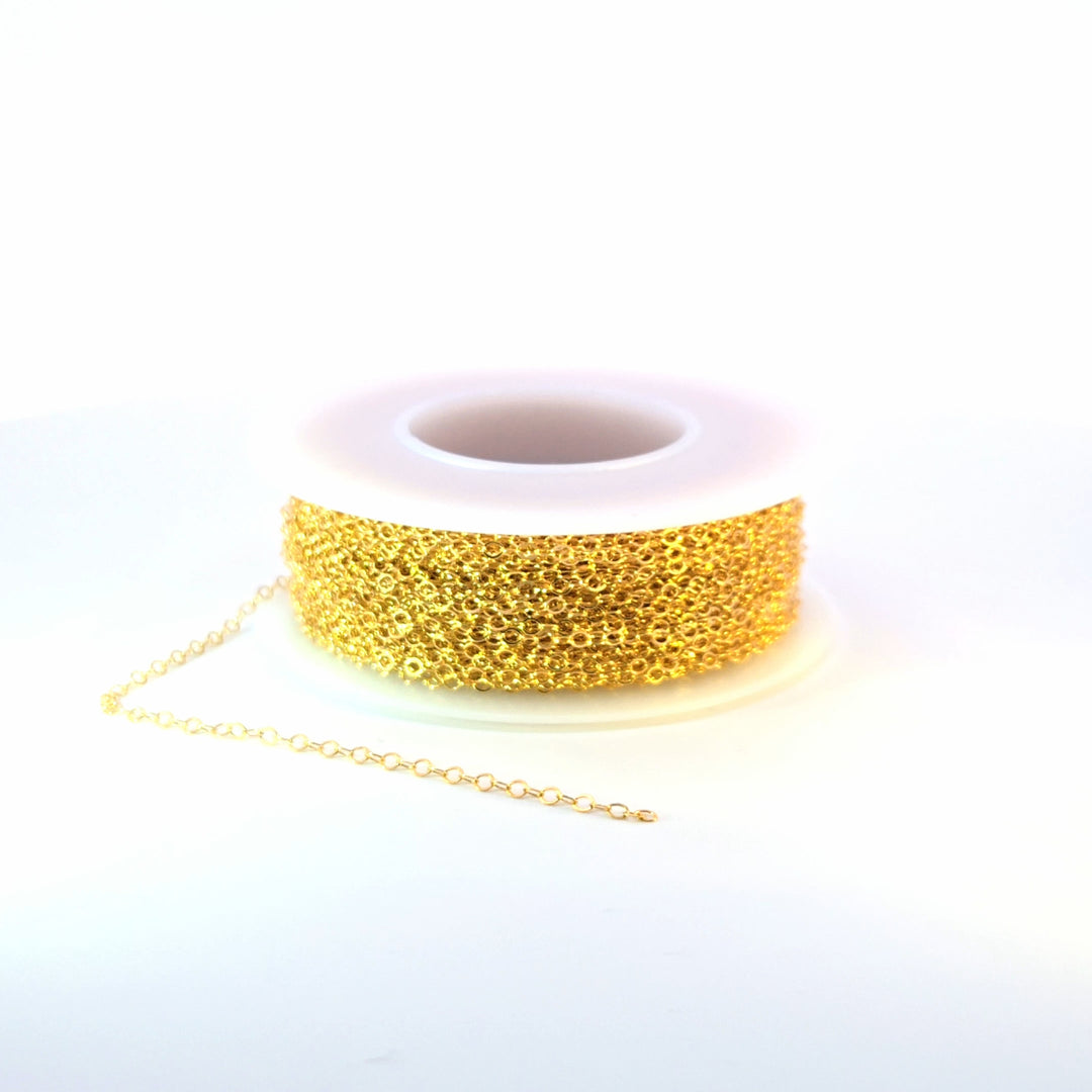 1018FGF. 14k Gold Filled Flat Cable Chain