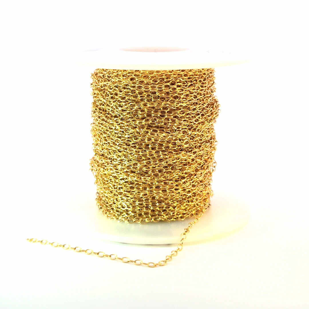 1512GF. 14K Gold-Filled Smooth Cable Chain