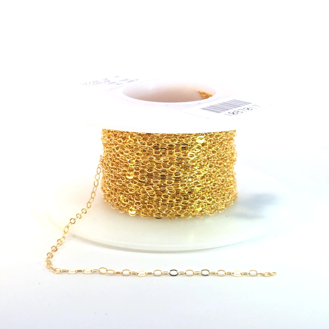916FGF. 14K Gold Filled Cable Chain