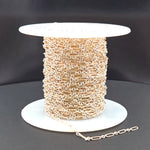 Load image into Gallery viewer, XM510TT. 1 Gold Filled Long &amp; 3 Sterling Silver Short Link Chain