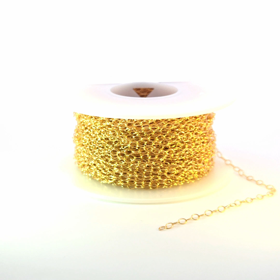 1310GF. 14K Gold Filled Smooth Cable Chain