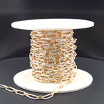 Load image into Gallery viewer, V309TT. Gold Filled and Silver Mixed Link Long and Short Chain - Smooth &amp; Diamond Cut Links