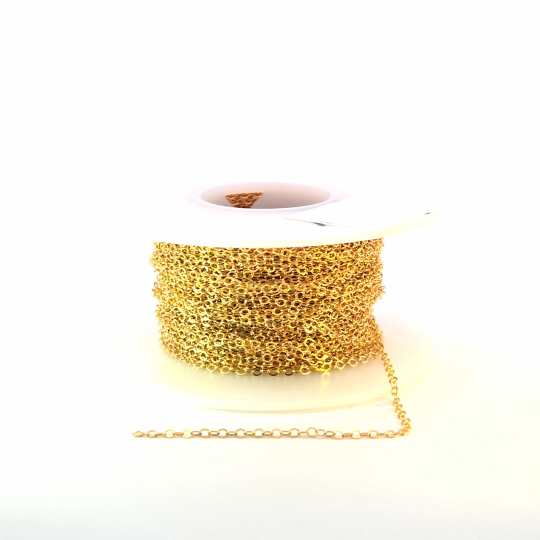 1318FGF. 14K Gold Filled Circle Link Chain