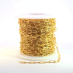 Load image into Gallery viewer, 2903LGF. 14K Gold Filled Hammered Paperclip Chain