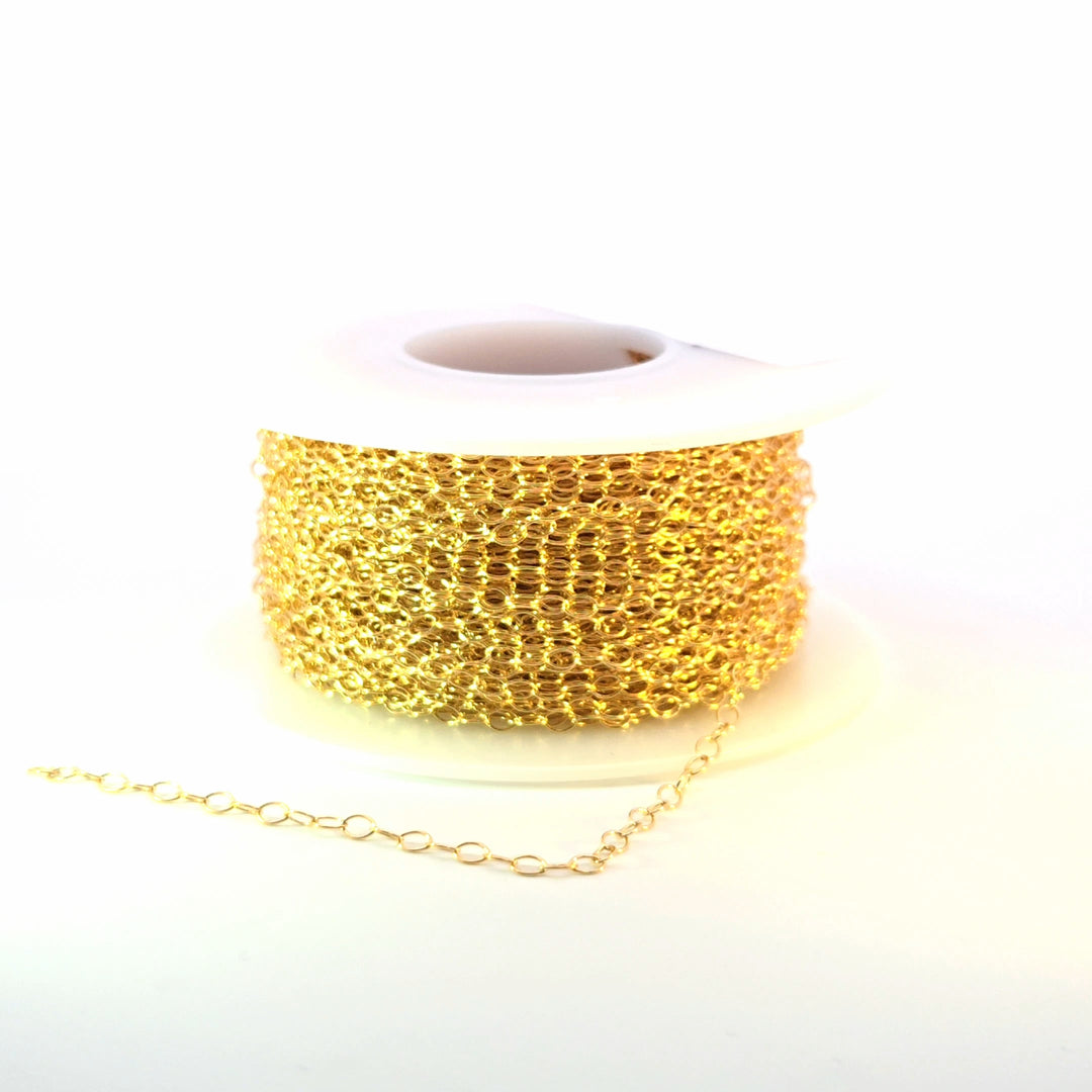 1310GF. 14K Gold Filled Smooth Cable Chain