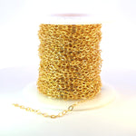 Load image into Gallery viewer, 1128GF. 14K Gold Filled Hammered Oval Chain Link