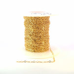 Load image into Gallery viewer, 1512FGF. Gold-Filled Flat Oval Link Chain