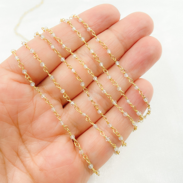 White Topaz Wire Chain.