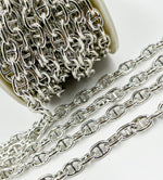 Load image into Gallery viewer, 925 Sterling Silver Marina 11x7 mm Link Chain. V81SS
