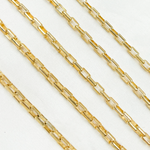 Load image into Gallery viewer, Gold Plated 925 Sterling Silver Smooth Box Chain. 501GP
