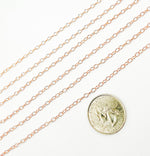 Load image into Gallery viewer, Rose Gold Filled Cable Chain. 1808RGF
