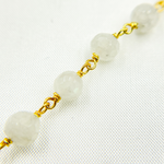 Load image into Gallery viewer, Moonstone Gold Plated Wire Chain. MS53
