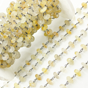 Golden Rutile Oxidized Wire Chain.