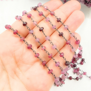 Ruby Oxidized Wire Chain.