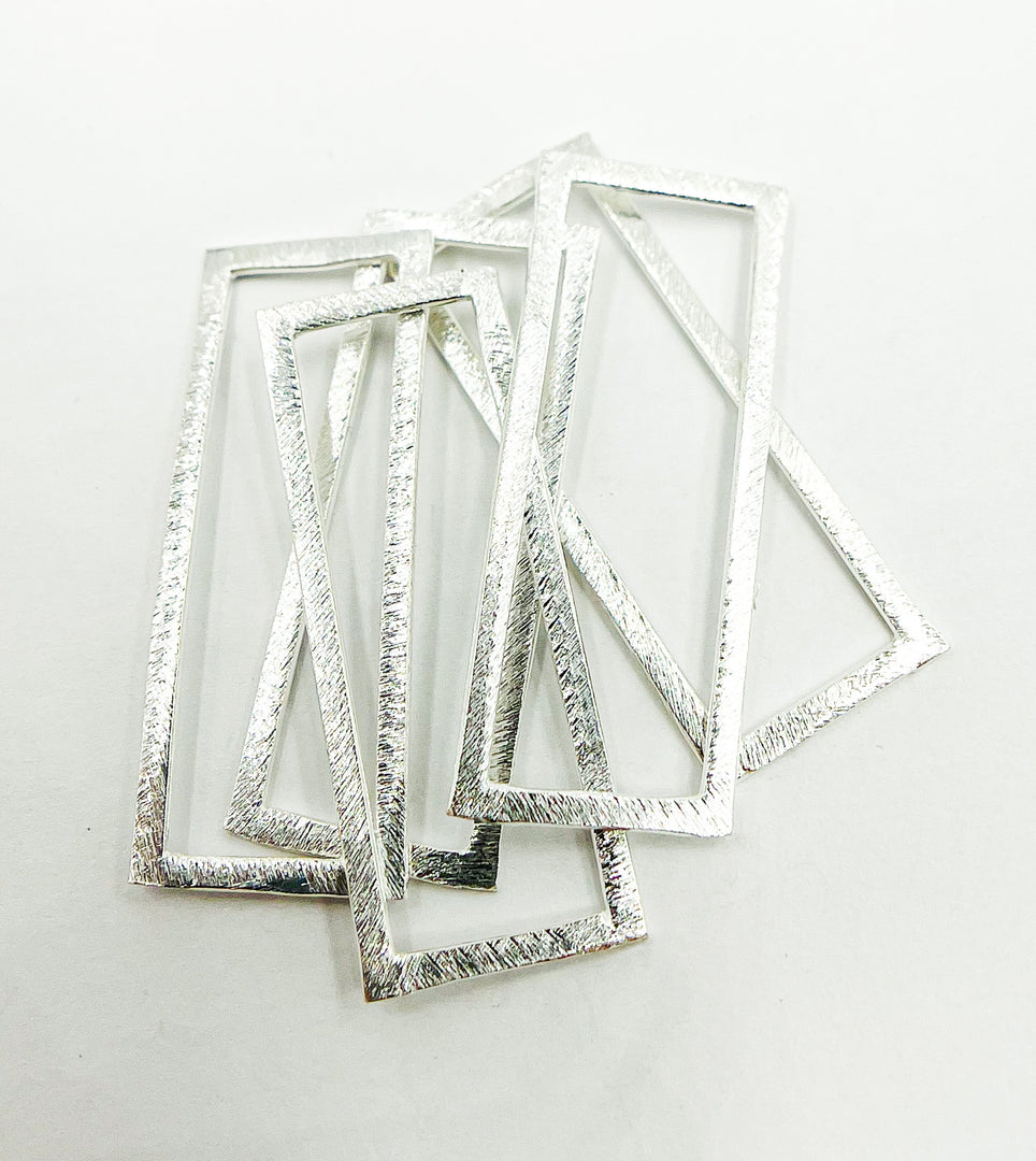 925 Sterling Silver Rectangular Shape. RS1