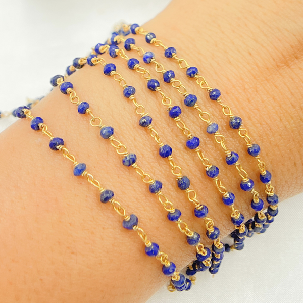 Lapis Lazuli Wire Chain