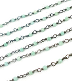 Load image into Gallery viewer, Amazonite Gemstone Round Shape Wire Wrapped. AMZ1
