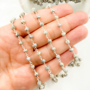 Coated Silverite Wire Chain.