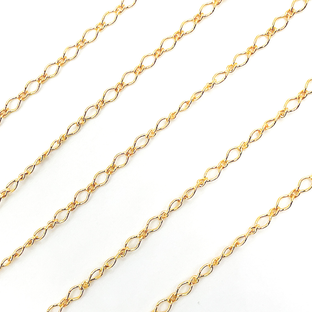 14K Gold Filled Twisted Cable Chain. 13MQGF