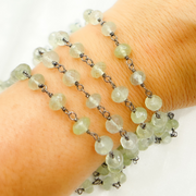 Prehnite Oxidized Wire Chain.
