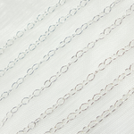 Load image into Gallery viewer, 925 Sterling Silver Smooth Oval Link Chain. V198SS
