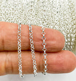 Load image into Gallery viewer, 925 Sterling silver Diamond Shape 2mm Link Chain. V101SS
