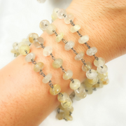 Golden Rutile Oxidized Wire Chain.