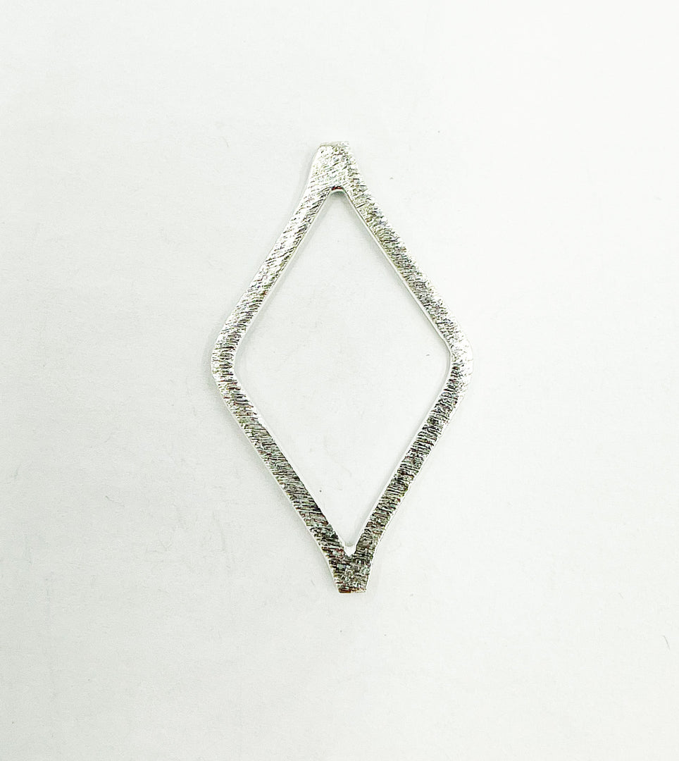 925 Sterling Silver Diamond Shape. DS1