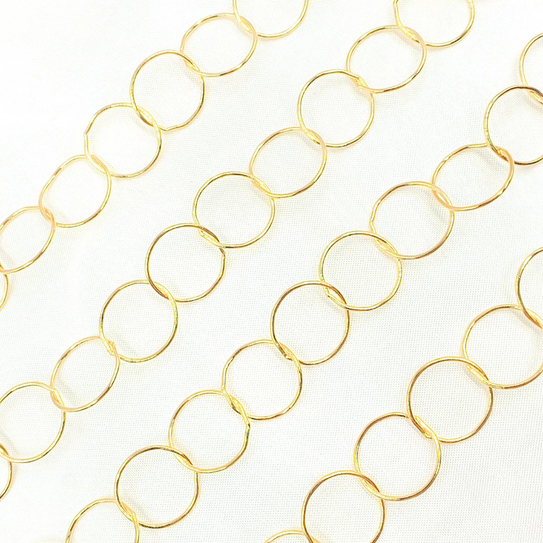 14k Gold Filled Circle Link Chain. 748GF