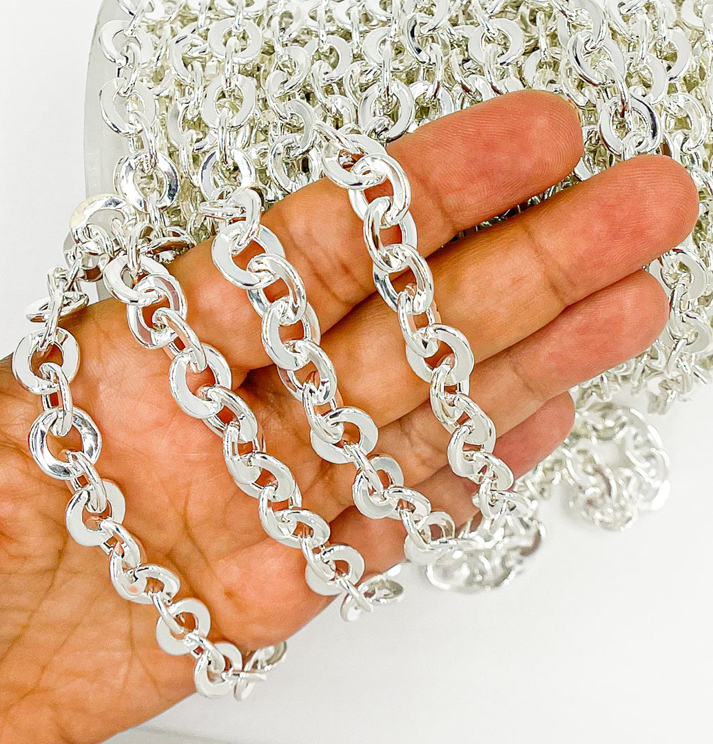 925 Sterling Silver Cable Chain Link. V136SS