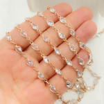 Load image into Gallery viewer, Cubic Zirconia Pear Shape Connected Chain. CZ23
