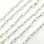 Load image into Gallery viewer, Amazonite Wire Wrap Chain. AMZ9
