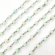 Amazonite Wire Wrap Chain