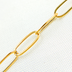 Load image into Gallery viewer, 14k Gold Filled Flat Paperclip Chain. 2104FGF
