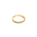 Load image into Gallery viewer, 14K Solid Yellow Diamond Gold Ring